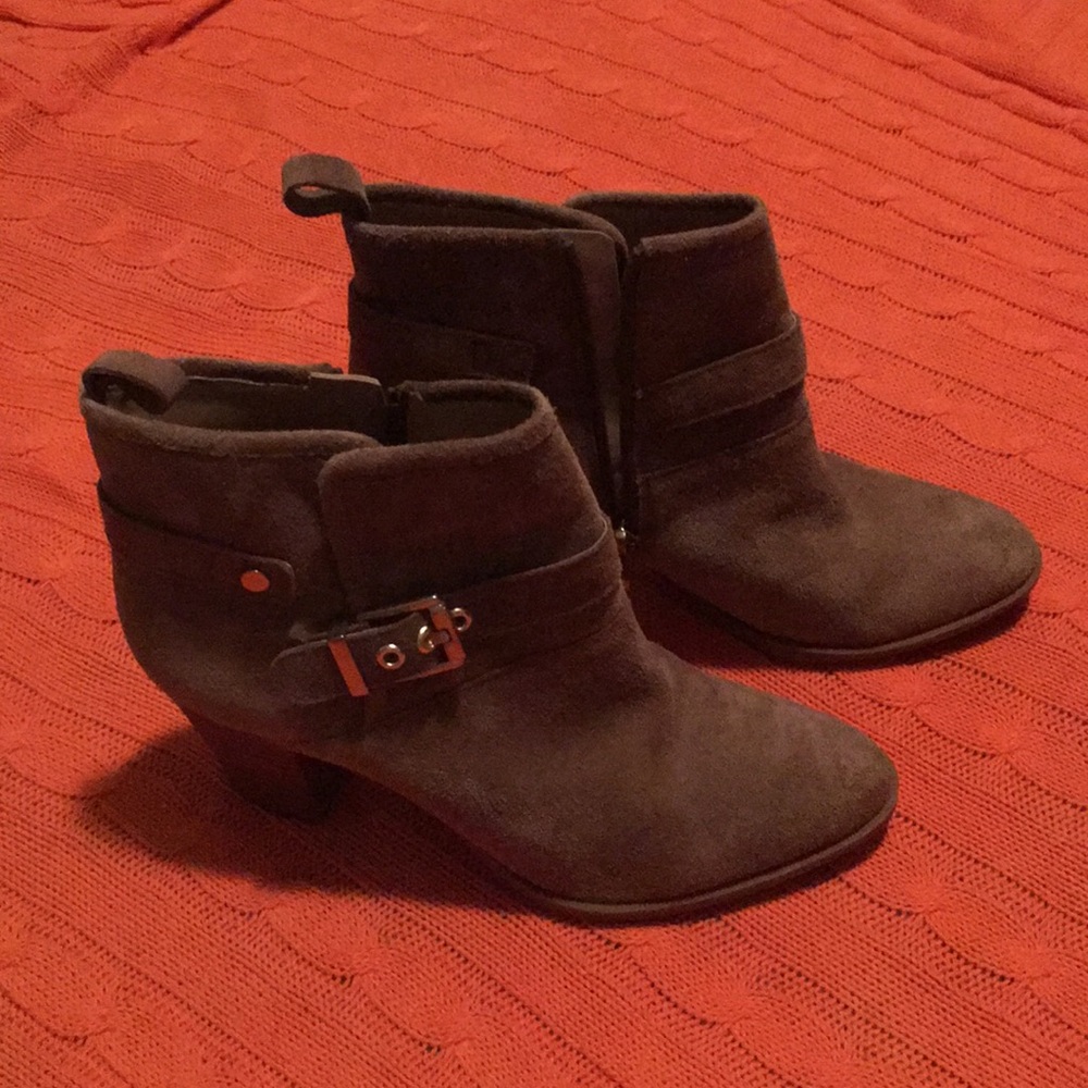 Like new suede bootie from Franco Sarto.